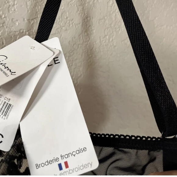 NWT Simone Pérèle Félicie Sheer Demi Black 34C Dillard’s Tag/Unavailable Online! - Picture 7 of 10